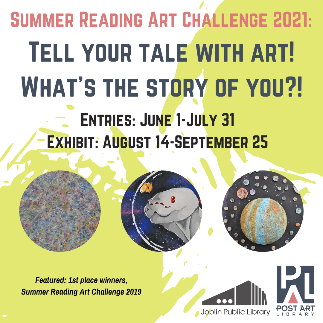 Summer Reading Art Challenge Joplin Public Library